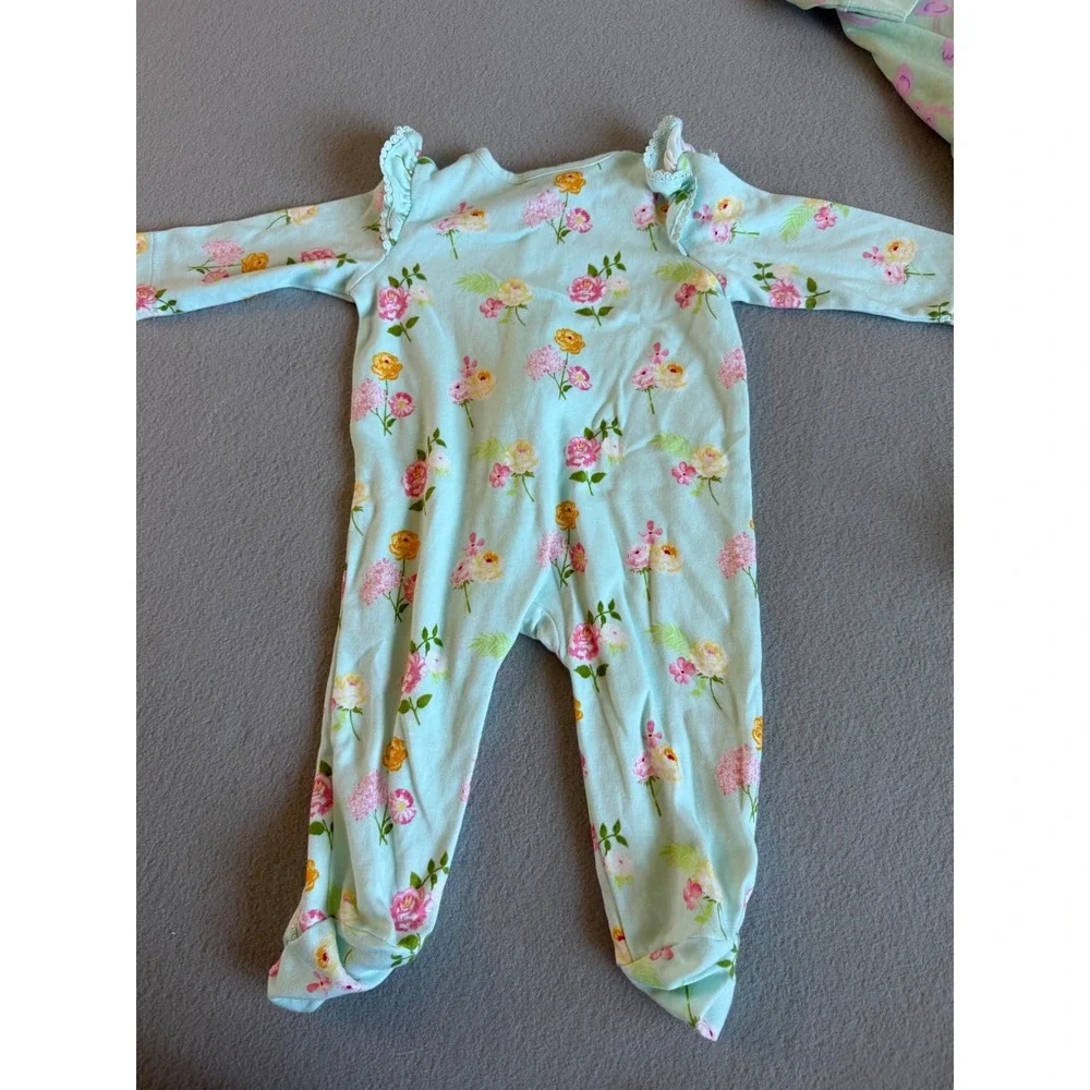 6pc Carters Just One You Little Me Hanna Andersson Baby Girl Sleepers 6mo / 9mo